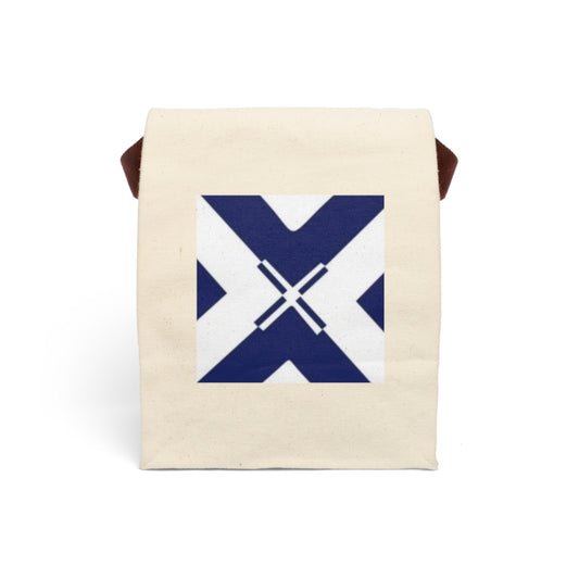 Stylish Canvas Lunch Bag, Eco-Friendly Lunch Tote, Picnic Bag, Reusable Food Carrier, Ideal for School and Work