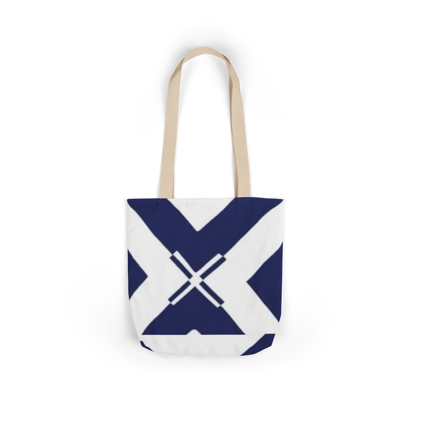 Nautical Canvas Tote Bag with 5-Color Straps, Stylish Reusable Shopping Bag, Beach Tote, Eco-Friendly Gift, Travel Accessory