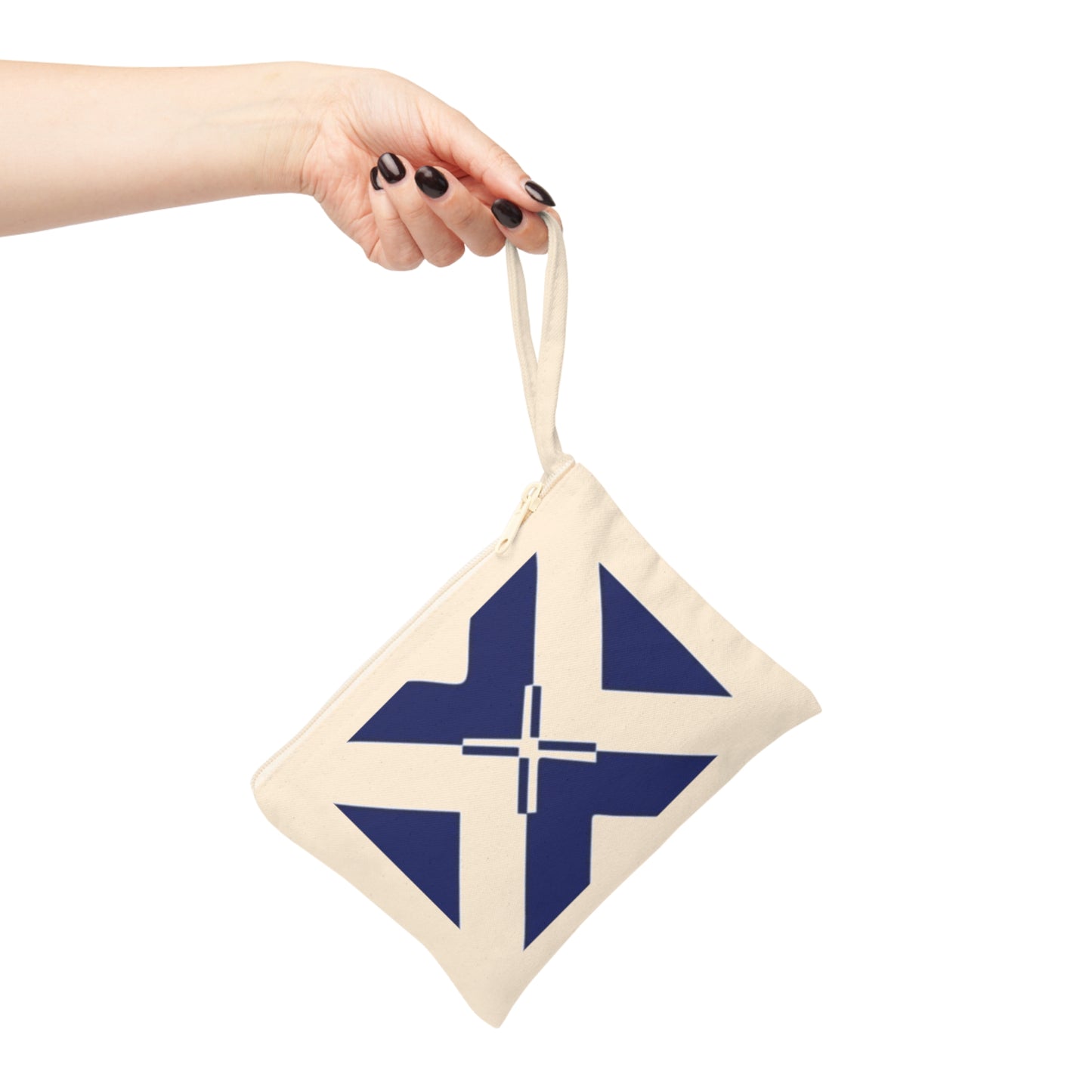 Nautical Flag Zipper Pouch | Coastal Accessory Bag, Travel Organizer, Makeup Bag, Gift for Sailors, Nautical Decor