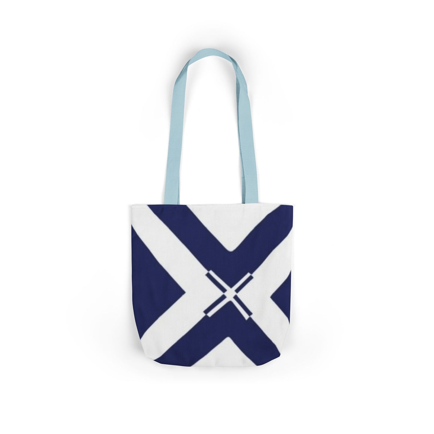 Nautical Canvas Tote Bag with 5-Color Straps, Stylish Reusable Shopping Bag, Beach Tote, Eco-Friendly Gift, Travel Accessory