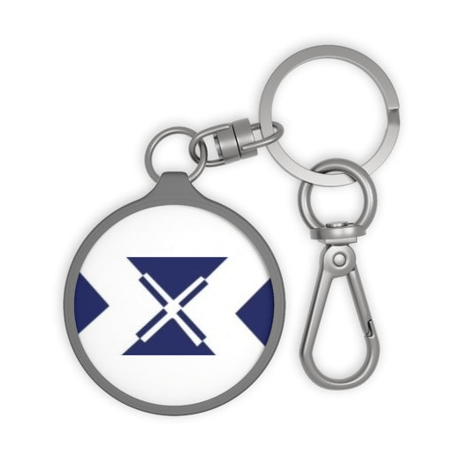 Scotland Flag Keyring Tag - Custom Keychain Accessories for Travel, Key Organizer, Gifts for Him/Her, Souvenir for Holidays