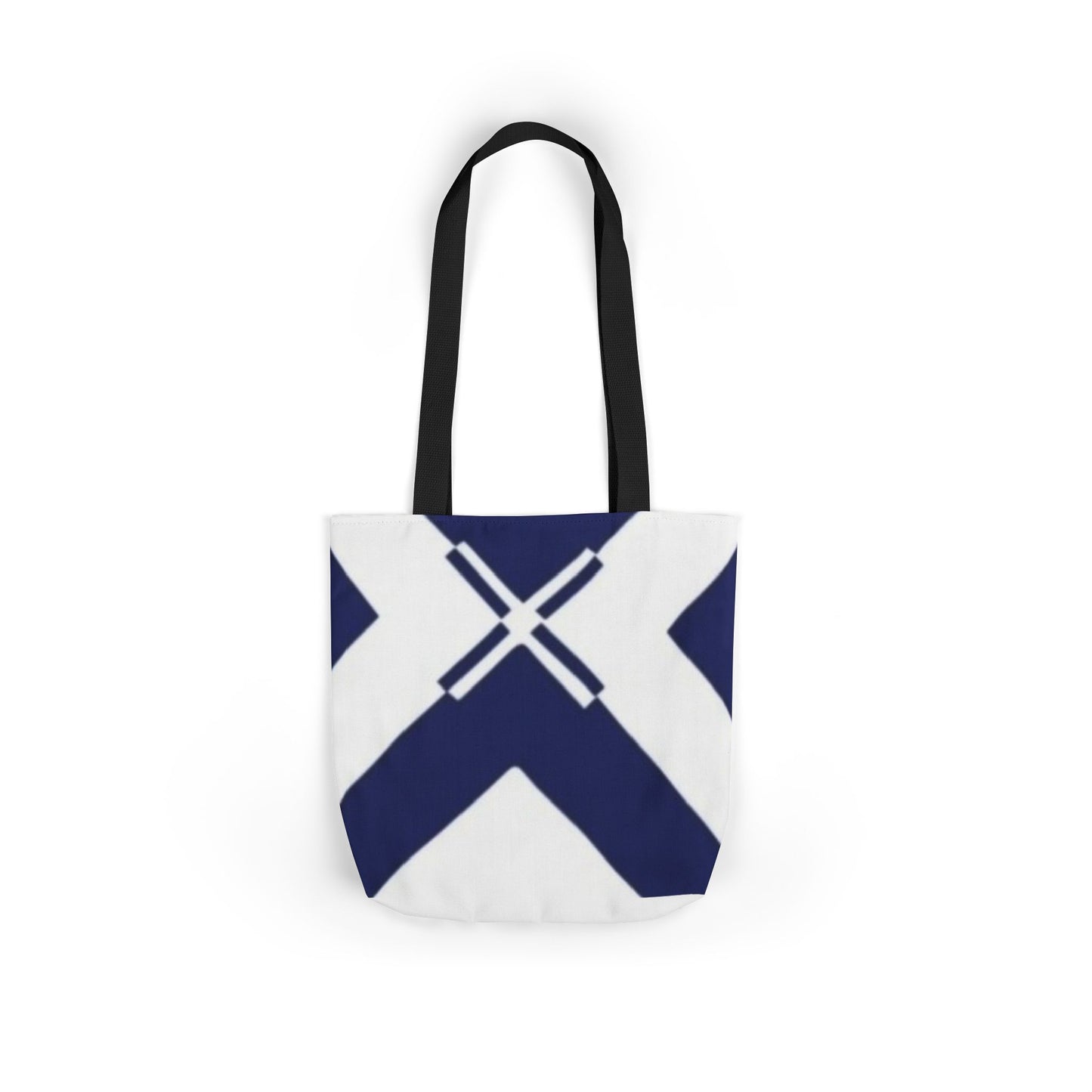 Nautical Canvas Tote Bag, Stylish Beach Bag, Eco-Friendly Shopping Tote, Casual Tote, Travel Tote with 5-Color Straps