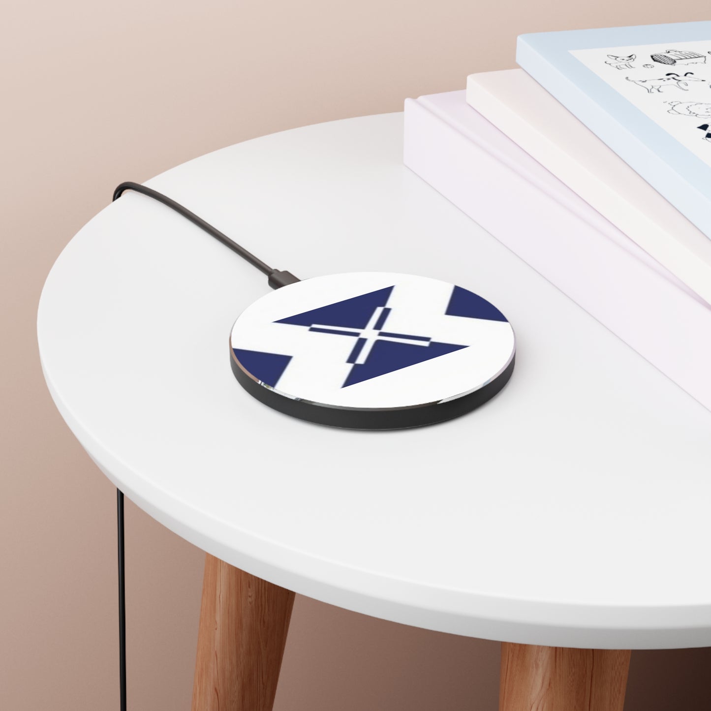 Xt3  Wireless Charger - Fast Charging Pad, Unique Scottish Decor, Gift for Travelers, Tech Accessories, Home Office Essentials