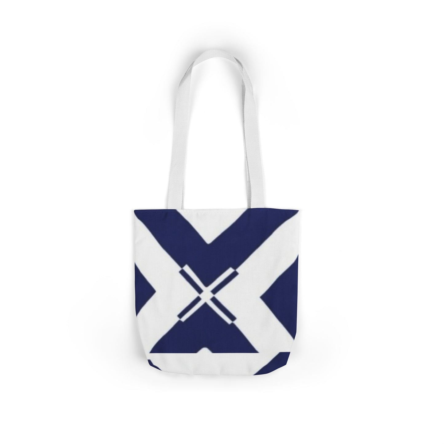 Nautical Canvas Tote Bag with 5-Color Straps, Stylish Reusable Shopping Bag, Beach Tote, Eco-Friendly Gift, Travel Accessory