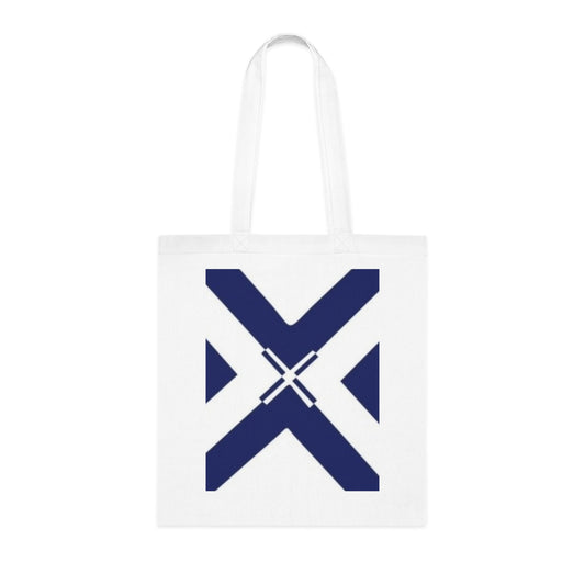 X design Cotton Tote Bag, Eco-Friendly Shopper, Beach Bag, Market Tote, Travel Companion