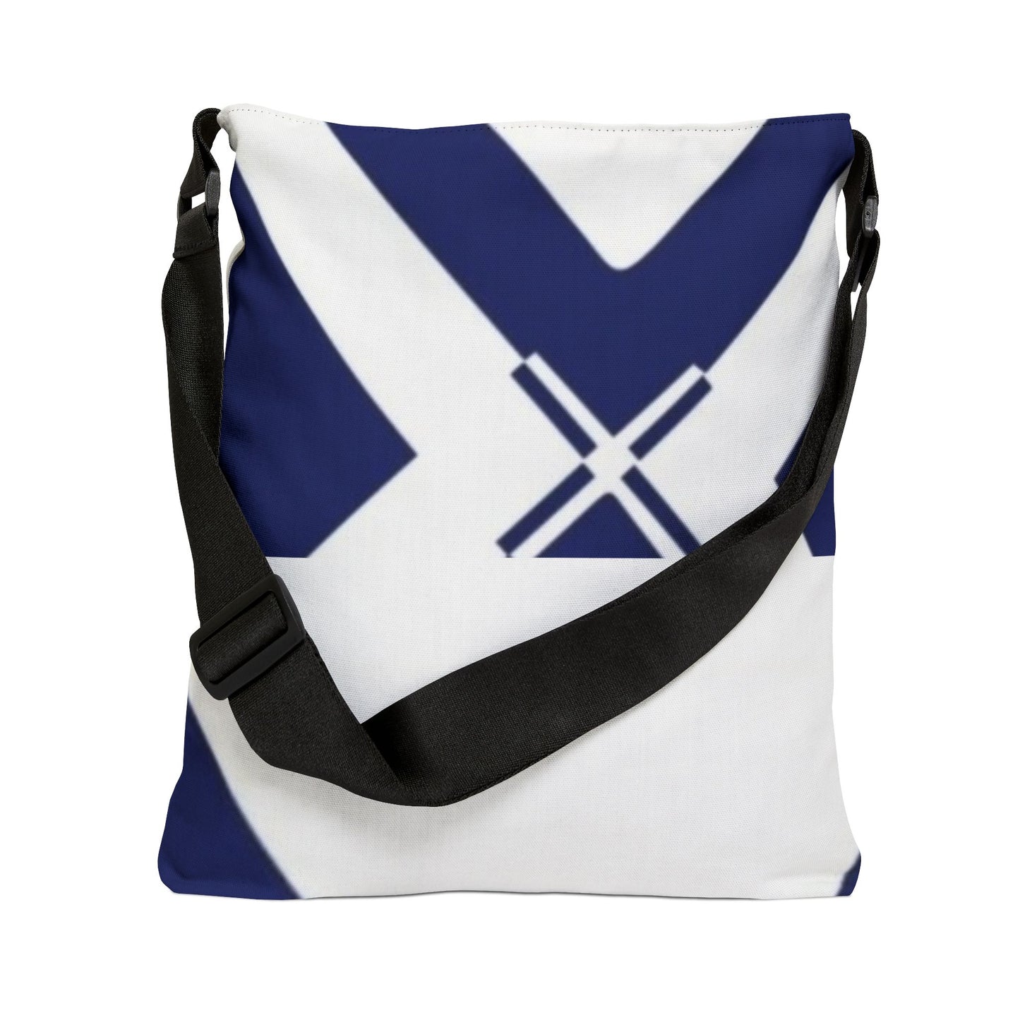 Nautical Adjustable Tote Bag, Beach Bag, Reusable Shopper, Stylish Carryall, Summer Travel Essential, Unique Gift Idea