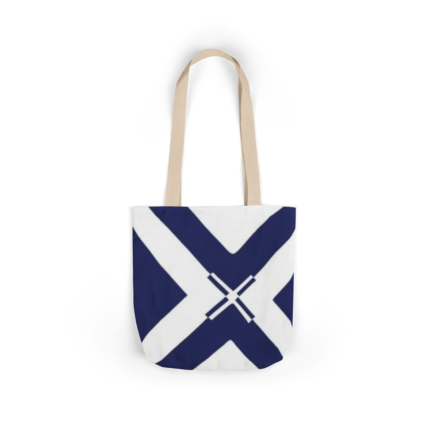 Nautical Canvas Tote Bag with 5-Color Straps, Stylish Reusable Shopping Bag, Beach Tote, Eco-Friendly Gift, Travel Accessory