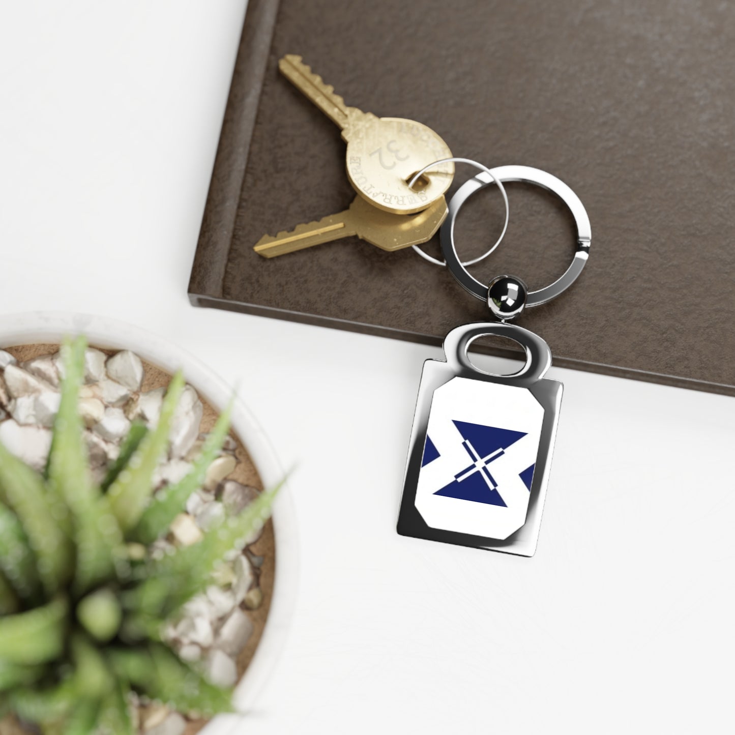 Elegant Rectangle Photo Keyring - Personalized Gift, Custom Keychain, Perfect for Holidays, Memory Keepsake, Unique Favor