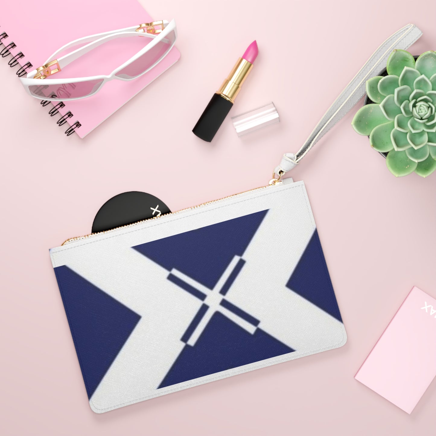 Scottish Flag Clutch Bag, Stylish Purse, Travel Accessory, Gift for Travelers, Independence Day Essentials