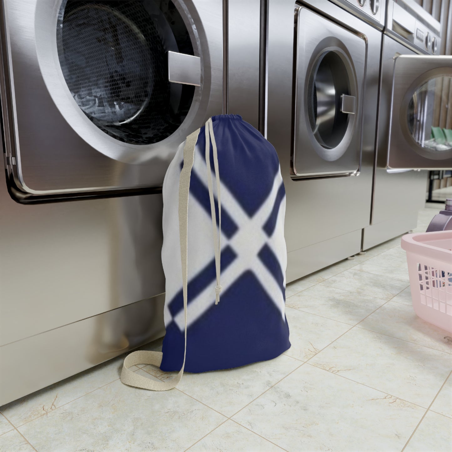 Stylish Laundry Bag with X Design, Laundry Organizer, Modern Hamper, Housewarming Gift, Essentials for College Students