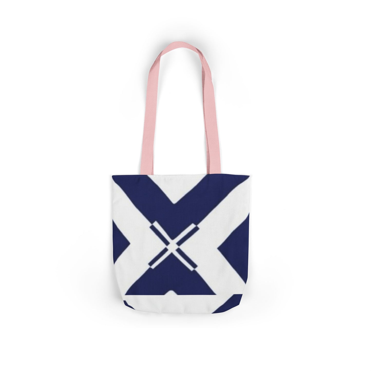 Nautical Canvas Tote Bag with 5-Color Straps, Stylish Reusable Shopping Bag, Beach Tote, Eco-Friendly Gift, Travel Accessory
