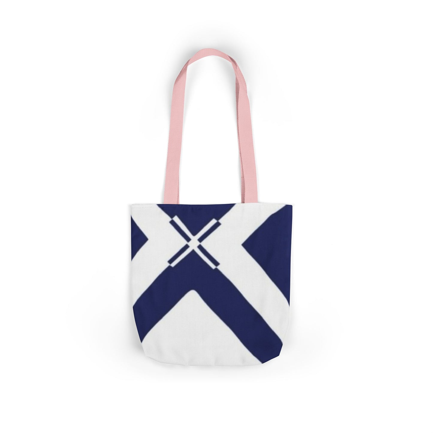 Nautical Canvas Tote Bag, Stylish Beach Bag, Eco-Friendly Shopping Tote, Casual Tote, Travel Tote with 5-Color Straps