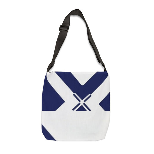 Nautical Adjustable Tote Bag, Beach Bag, Reusable Shopper, Stylish Carryall, Summer Travel Essential, Unique Gift Idea