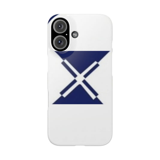 Navy Geometric Snap Case - Stylish Phone Cover, Modern Design, Personalized Gift, Trendy Accessories, Protection for Your Phone
