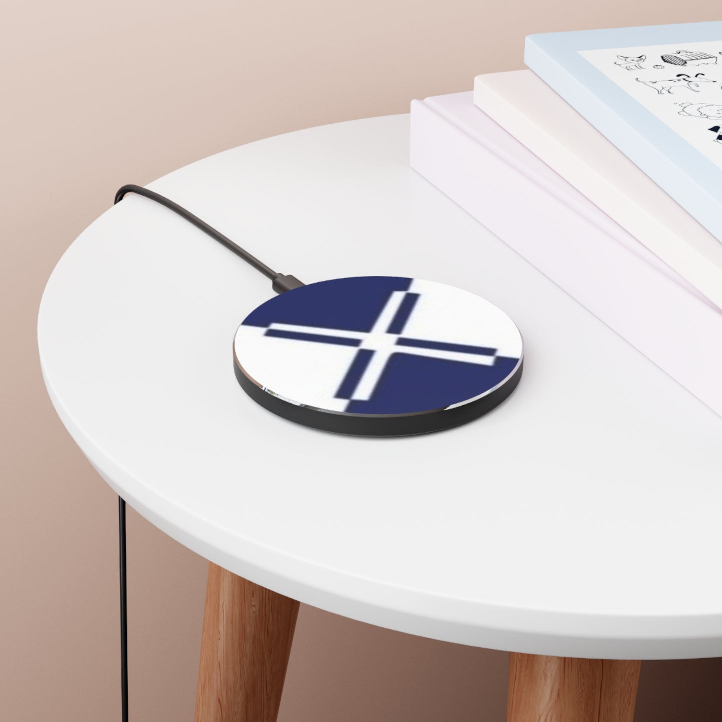 Stylish Wireless Charger - Fast Charging Pad, Unique Gift for Tech Lovers, Modern Home Decor, Desk Accessory, Holiday Gift