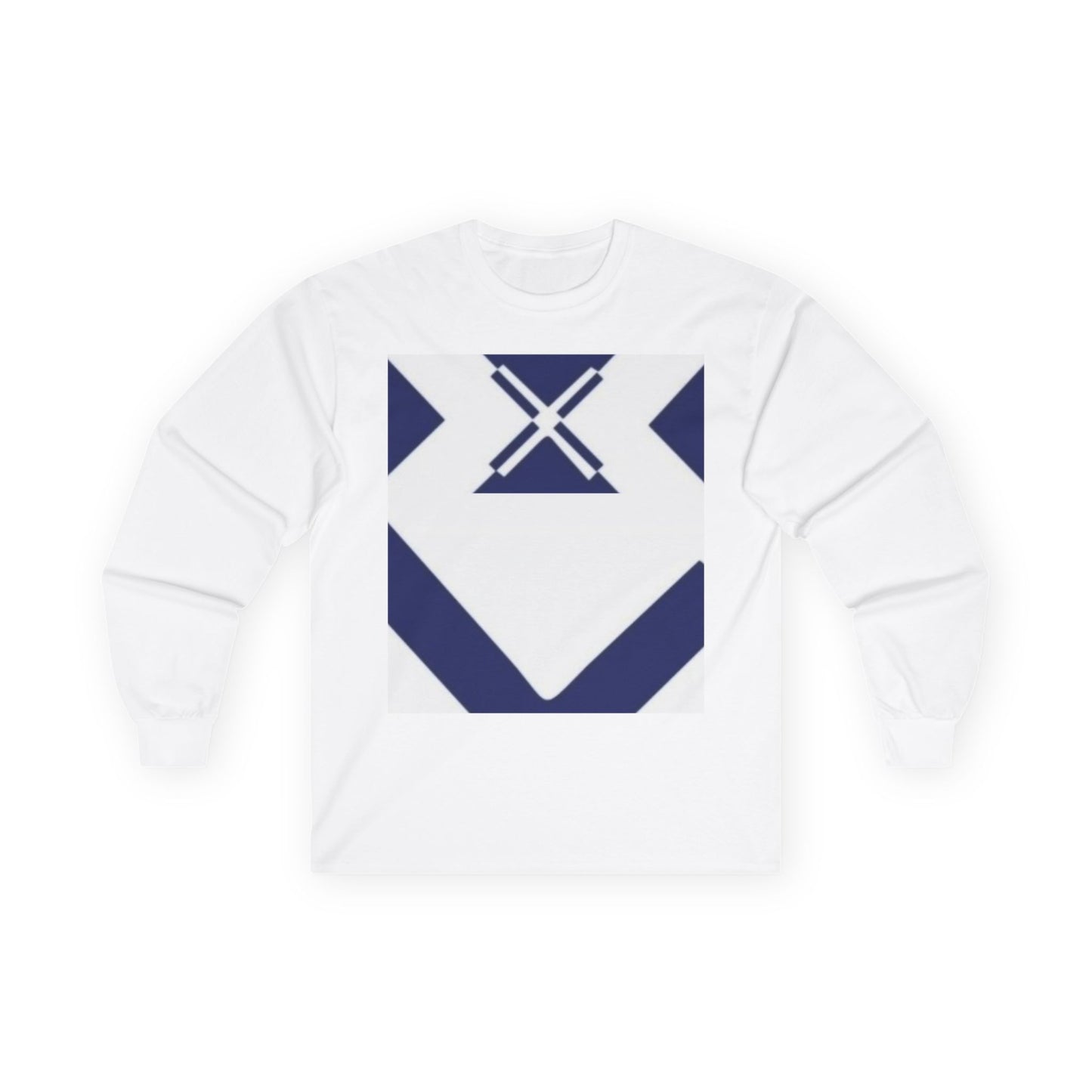 Stylish Unisex Long Sleeve Tee with Geometric Design, Perfect for Casual Wear, Gifts, and Everyday Comfort