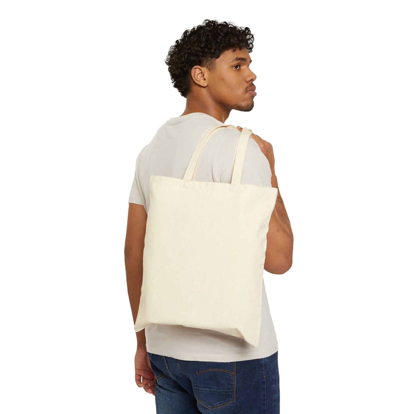 Stylish Cotton Canvas Tote Bag | Eco-Friendly, Reusable, Shopping, Beach, Gift Idea, Minimalist Design
