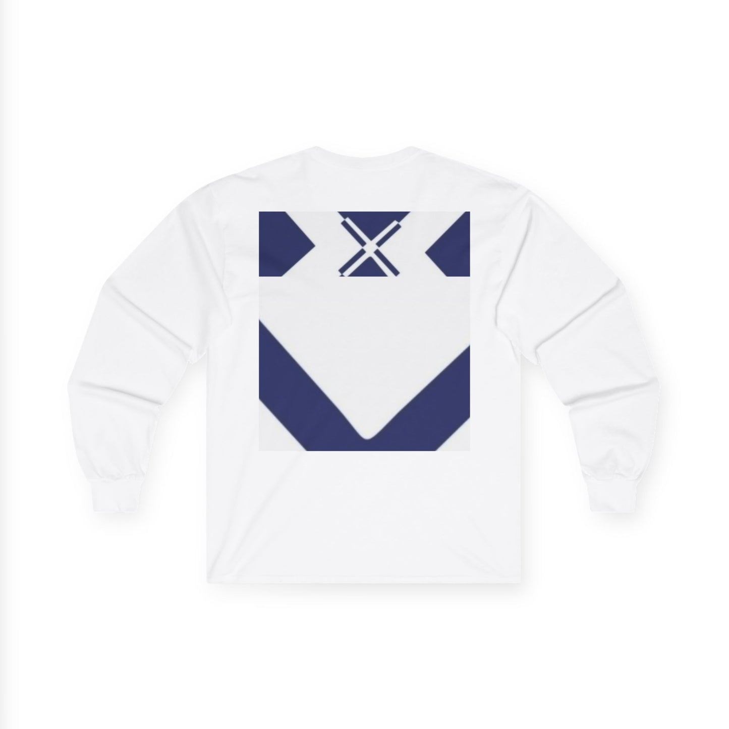 Stylish Unisex Long Sleeve Tee with Geometric Design, Perfect for Casual Wear, Gifts, and Everyday Comfort