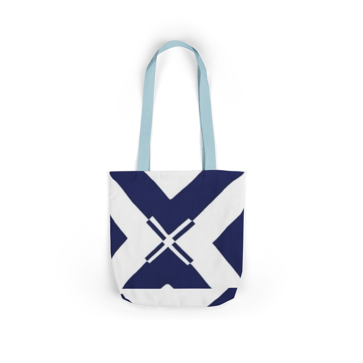 Nautical Canvas Tote Bag with 5-Color Straps, Stylish Reusable Shopping Bag, Beach Tote, Eco-Friendly Gift, Travel Accessory