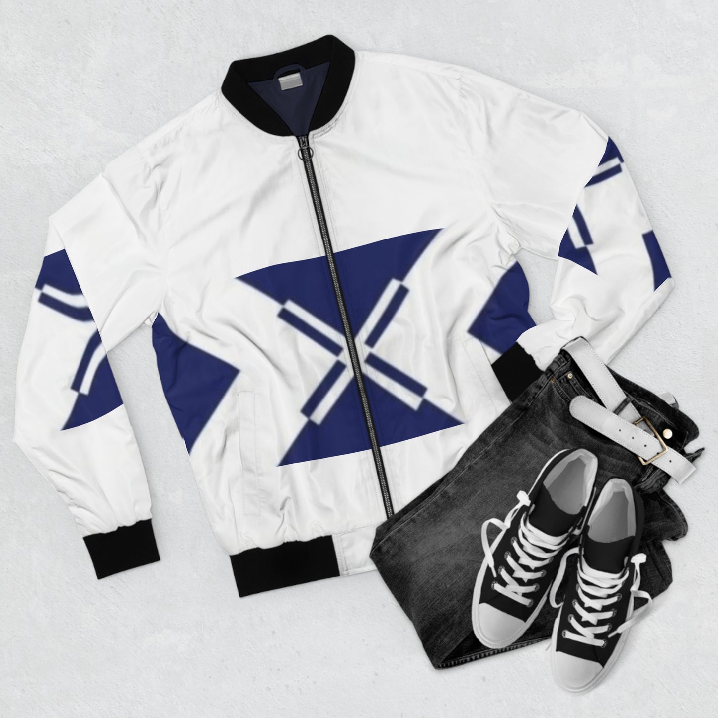 Stylish Men's Bomber Jacket, Modern Streetwear, Casual Outerwear, Trendy Gift for Him, All-Over Print Design, Perfect for Cool Weather