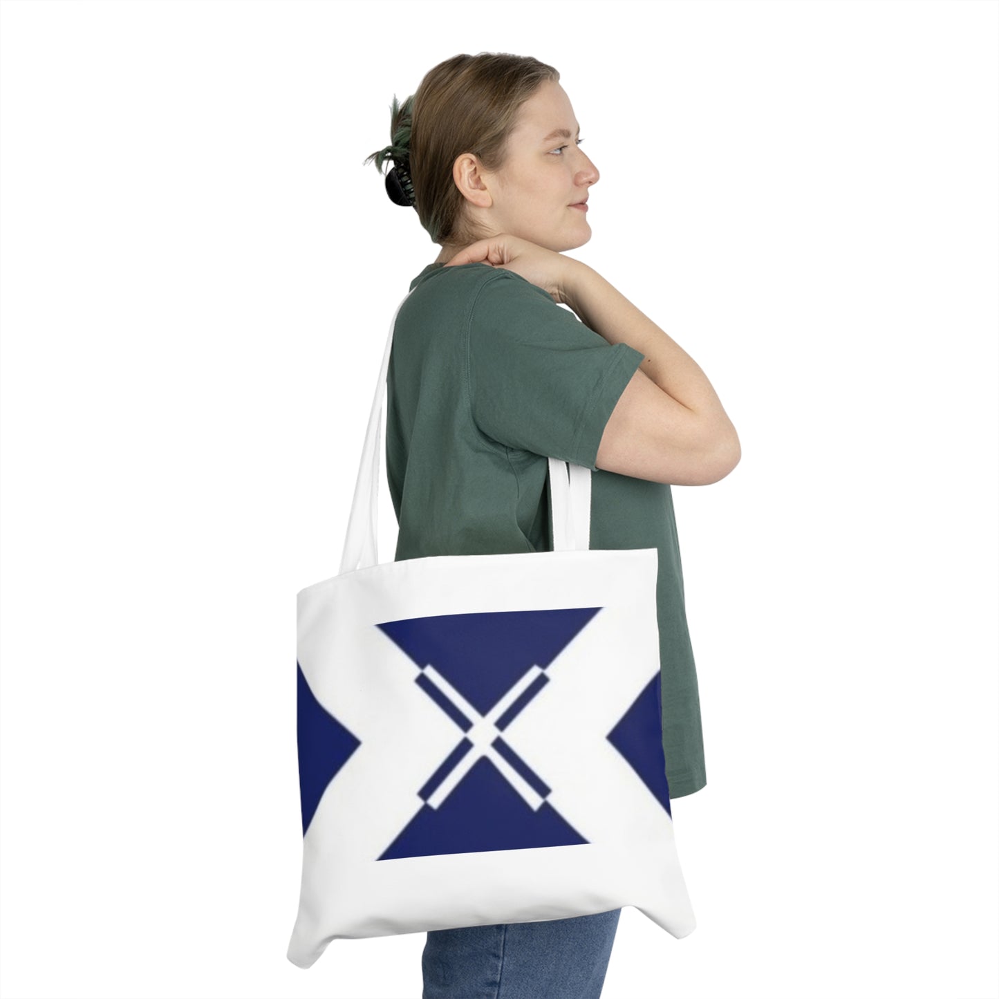 Nautical-Themed Shoulder Tote Bag, Stylish Beach Bag, Eco-Friendly Shopping Tote, Gift for Sailors, Summer Travel Essential