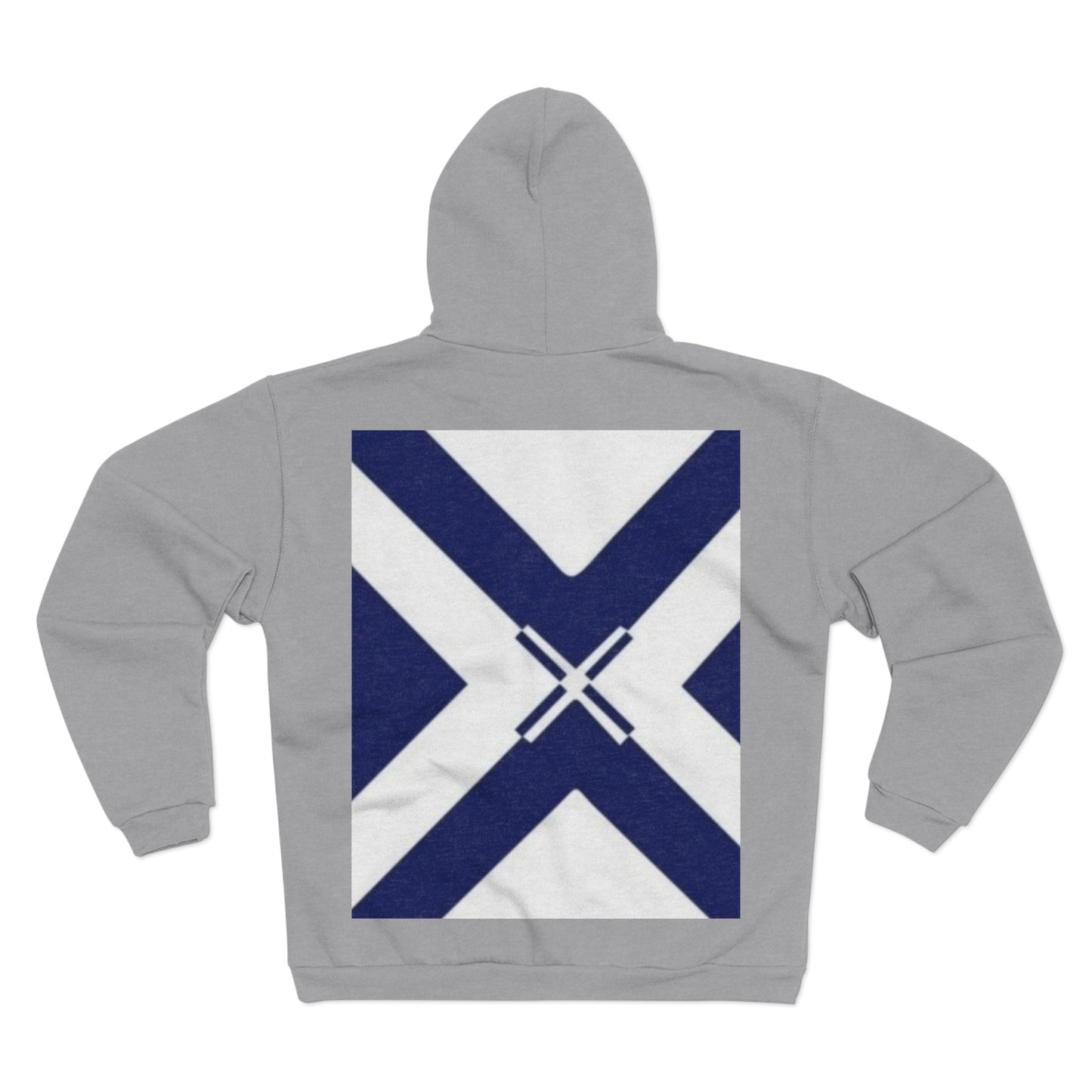 Stylish Unisex Hooded Zip Sweatshirt with Scottish Flag Design, Casual Wear, Perfect for Scotland Lovers, Holiday Gift, Cozy Layer