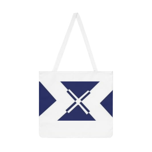 Nautical-Themed Shoulder Tote Bag, Stylish Beach Bag, Eco-Friendly Shopping Tote, Gift for Sailors, Summer Travel Essential