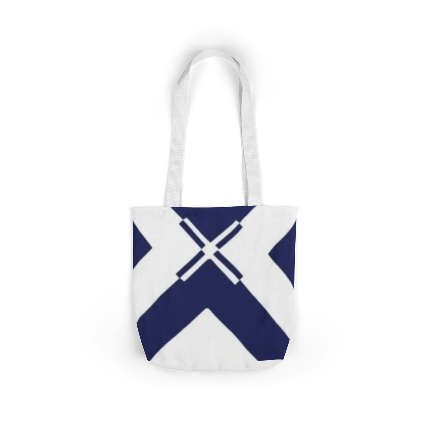 Nautical Canvas Tote Bag, Stylish Beach Bag, Eco-Friendly Shopping Tote, Casual Tote, Travel Tote with 5-Color Straps