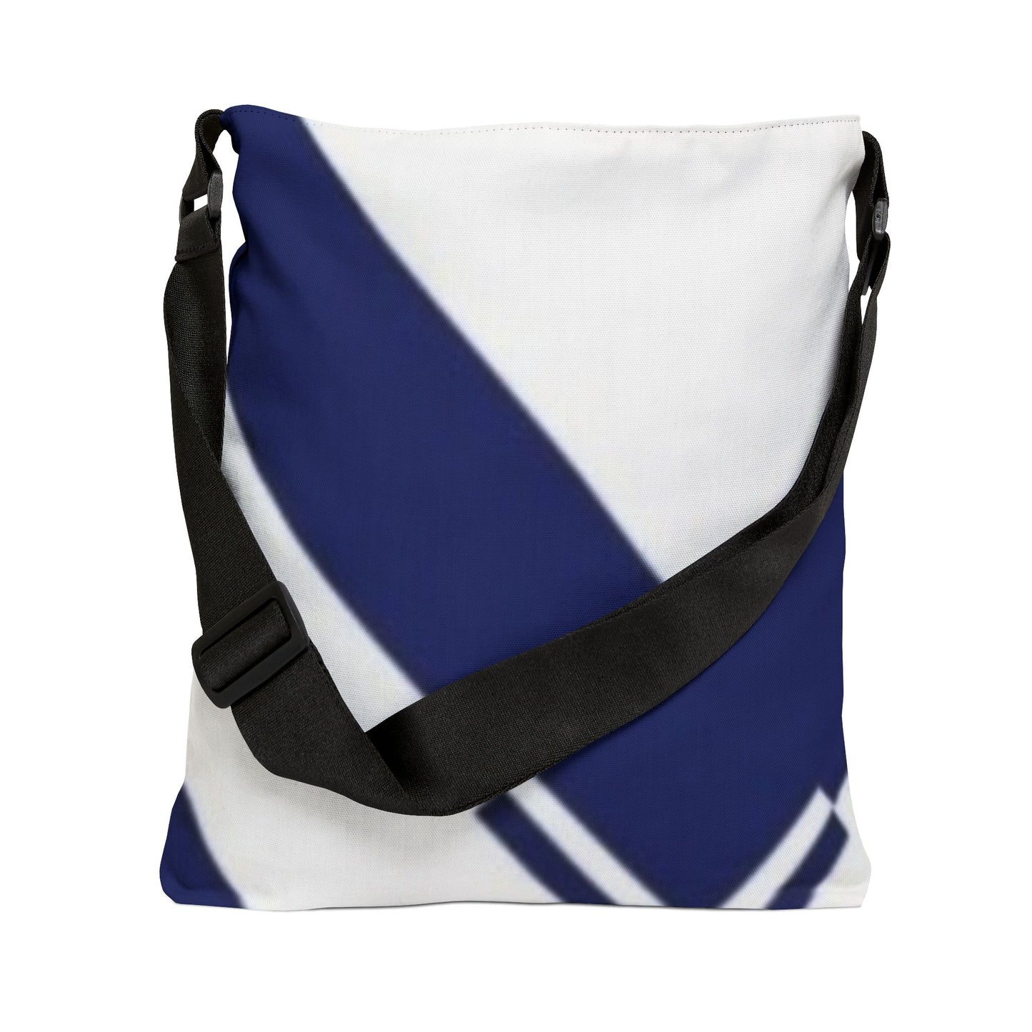 Navy Geometric Adjustable Tote Bag - Chic Everyday Carry, Stylish Shopping Companion, Perfect Gift for Trendsetters, Eco-Friendly Bag