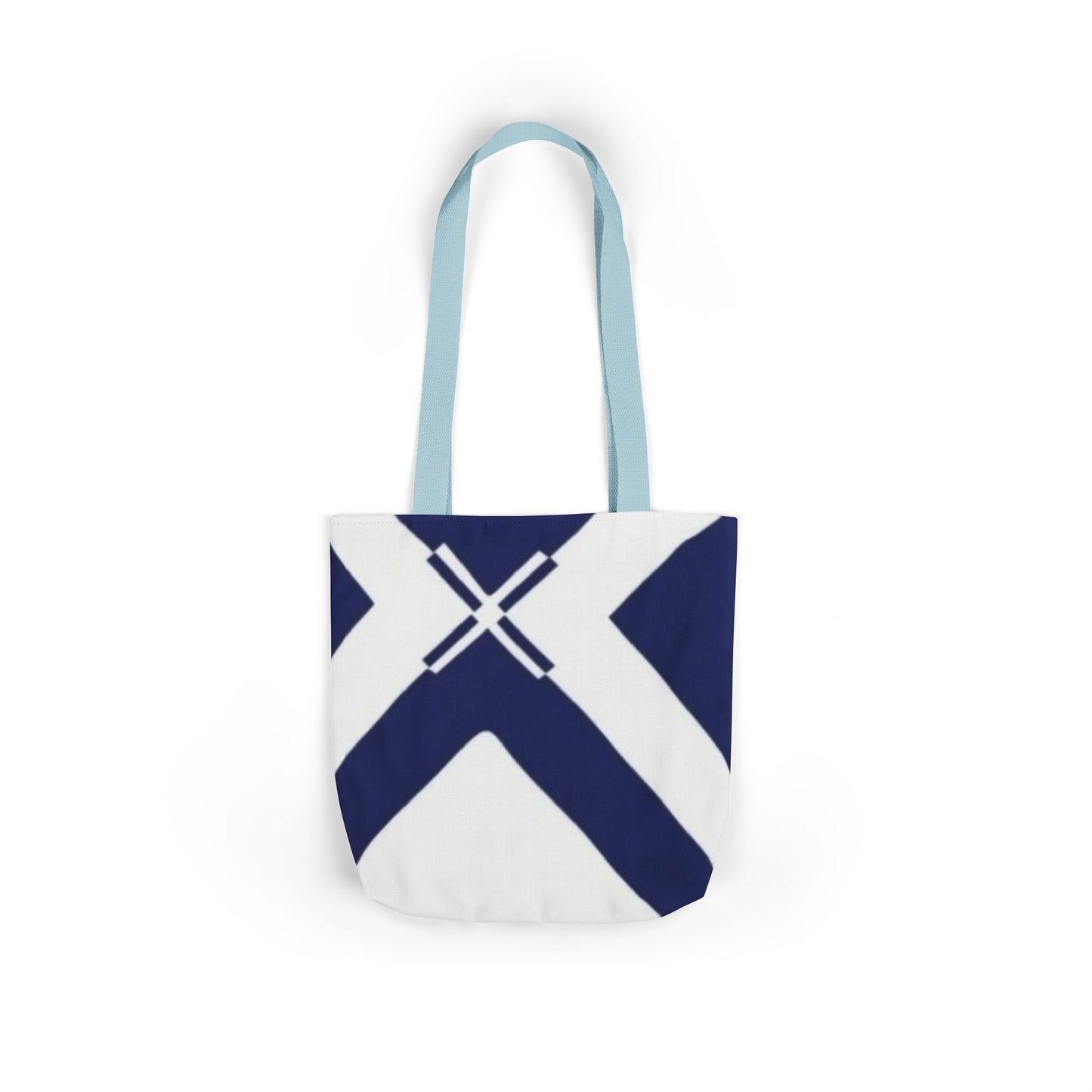 Nautical Canvas Tote Bag, Stylish Beach Bag, Eco-Friendly Shopping Tote, Casual Tote, Travel Tote with 5-Color Straps