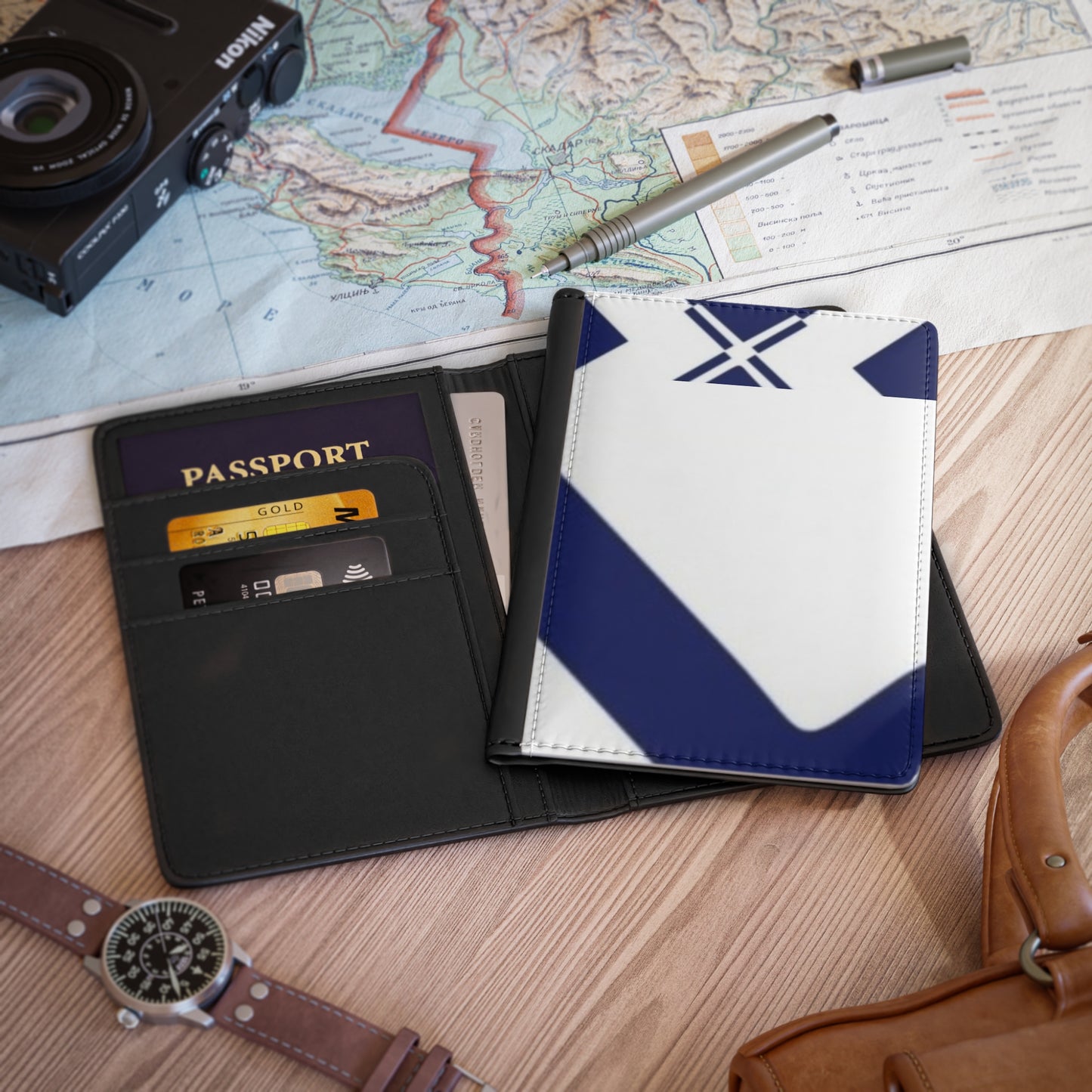 Stylish Travel Passport Cover for Adventurers, Gifts for Travelers, Travel Accessory, Unique Passport Holder, Jetsetter Essential