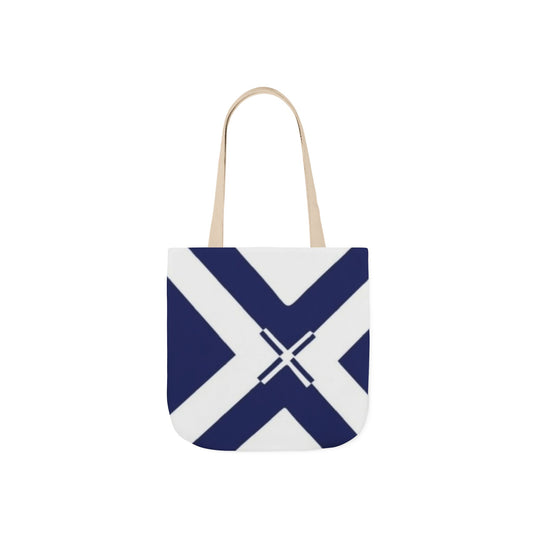Nautical Canvas Tote Bag with 5-Color Straps, Stylish Reusable Shopping Bag, Beach Tote, Eco-Friendly Gift, Travel Accessory