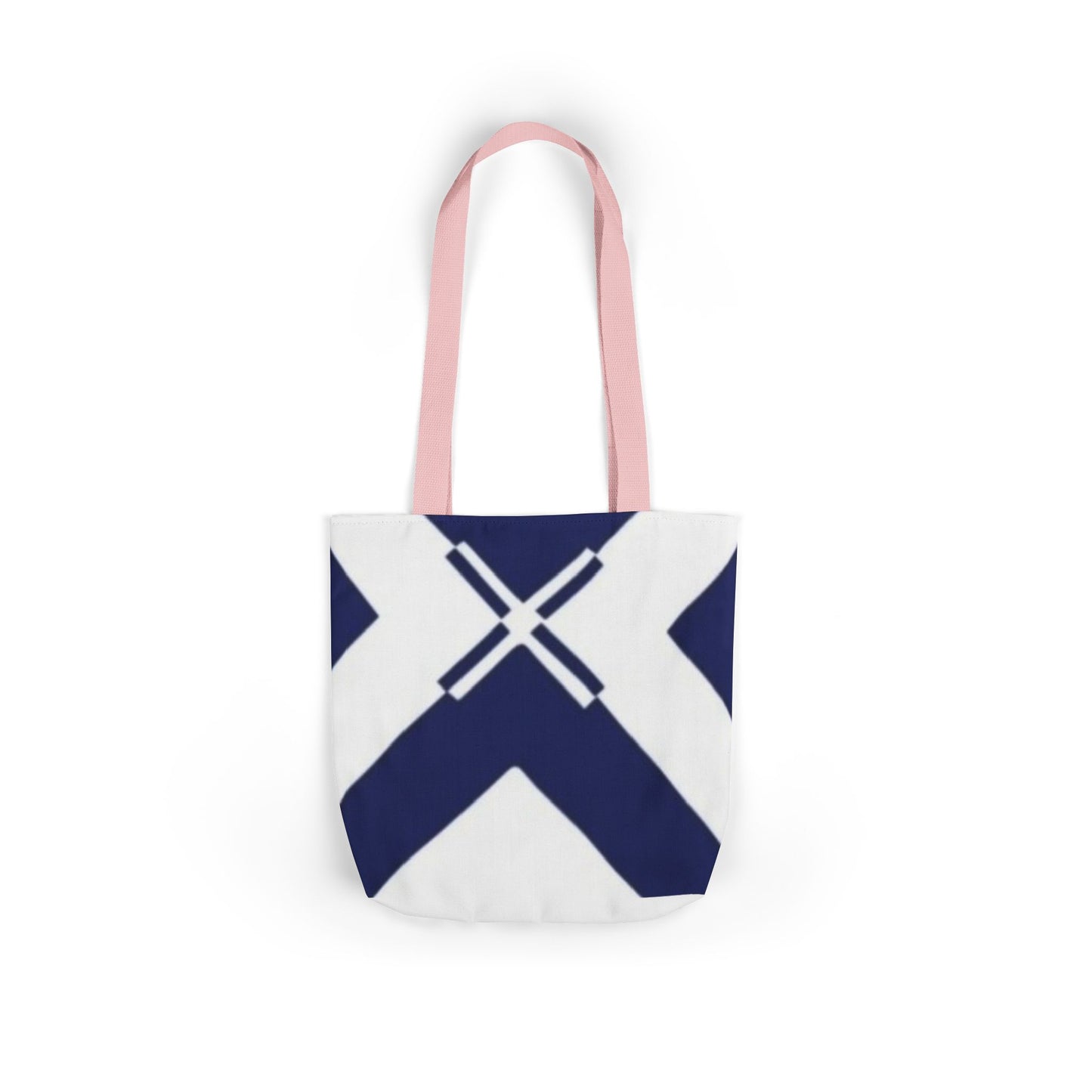 Nautical Canvas Tote Bag, Stylish Beach Bag, Eco-Friendly Shopping Tote, Casual Tote, Travel Tote with 5-Color Straps