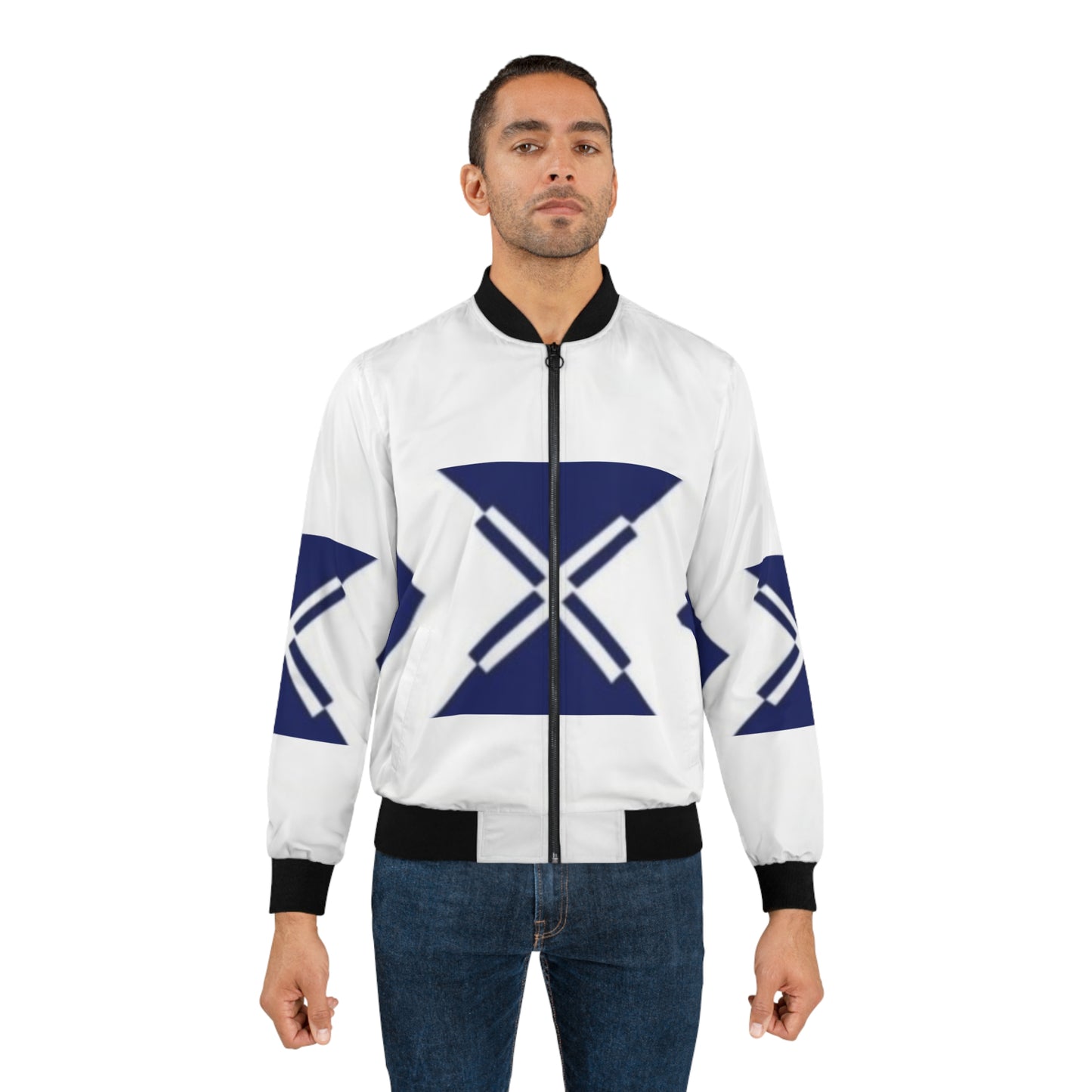 Stylish Men's Bomber Jacket, Modern Streetwear, Casual Outerwear, Trendy Gift for Him, All-Over Print Design, Perfect for Cool Weather