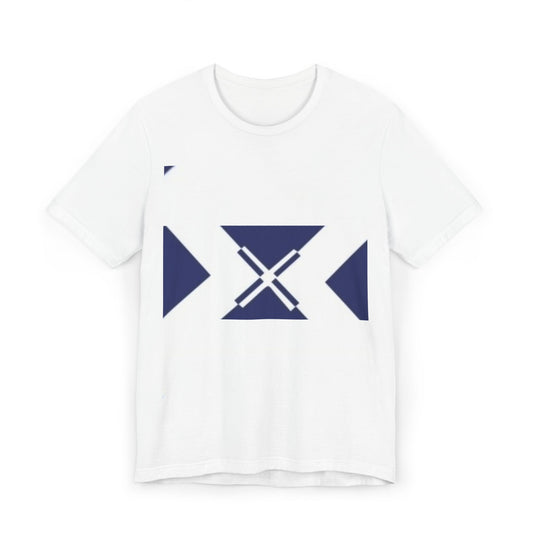 Nautical Flag Unisex T-Shirt | Maritime Style Tee, Beachwear, Sailor Gift, Casual Summer Shirt, Unisex Navy Graphic Tee