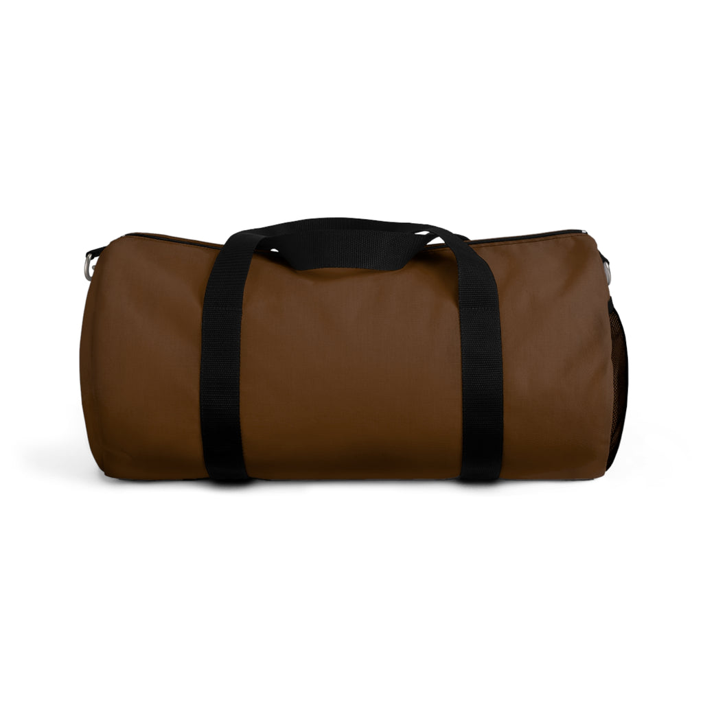 XT9 Classic Brown Leather-Style Duffel Bag — Travel Gym Weekender