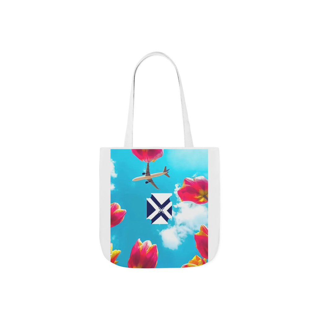 Xt Canvas Tote Bag — Minimalist Monogram Shoulder Tote