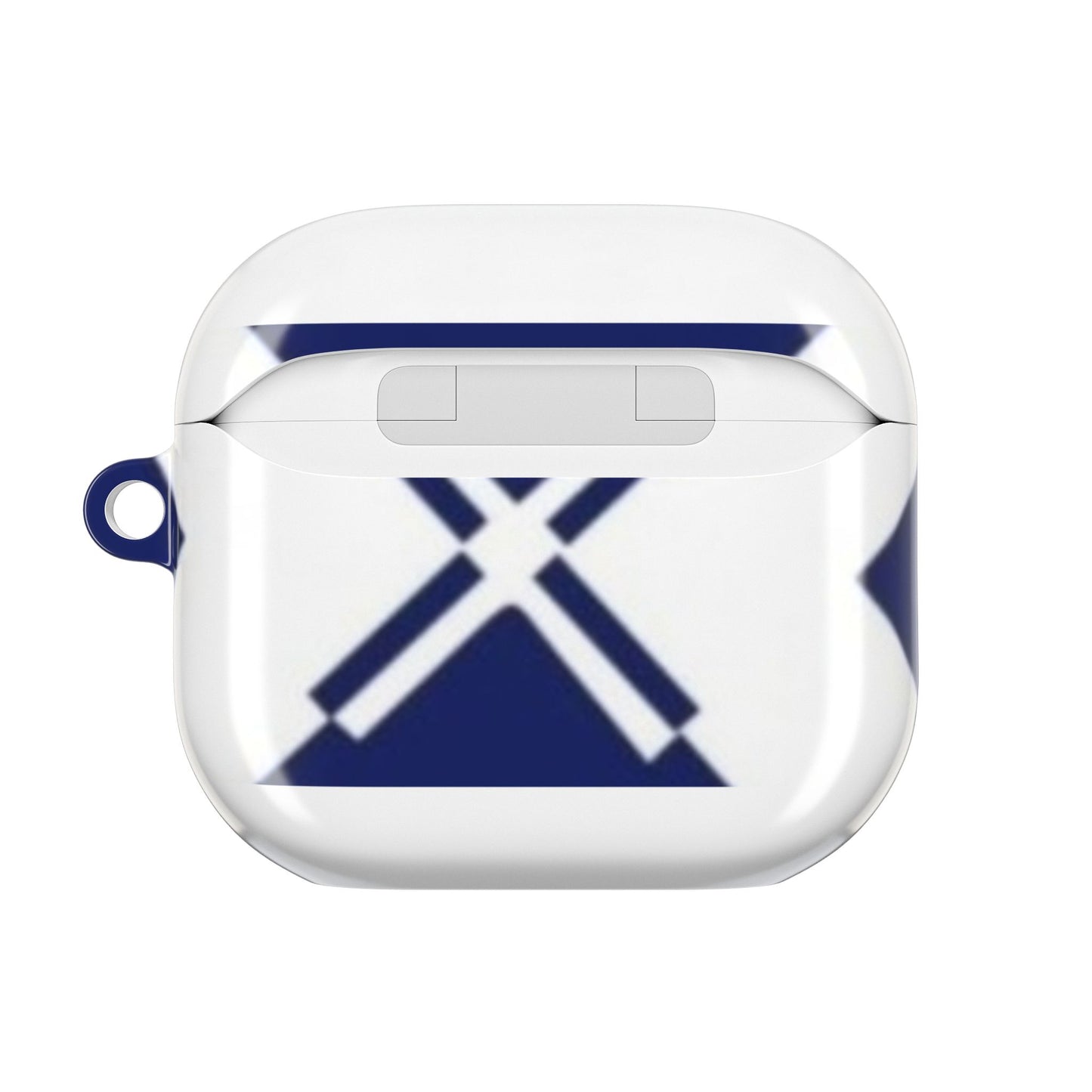 Nautical Crossed Ears AirPod Case — Blue Rowing Boat Waterproof Protective Cover