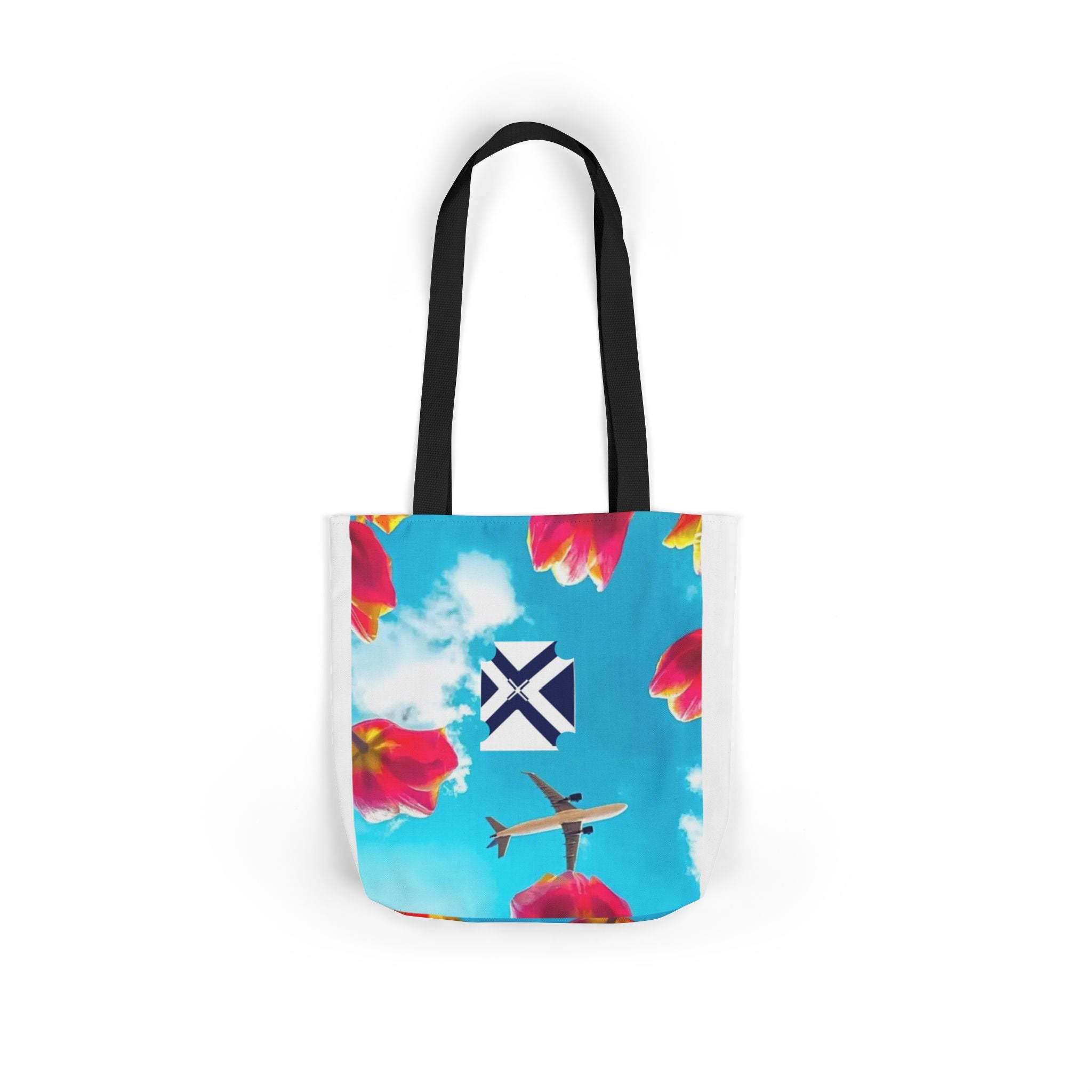 Xt Canvas Tote Bag — Minimalist Monogram Shoulder Tote