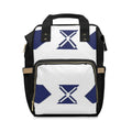 XT3 Backpack – Multifunctional Parent & Baby Travel Bag with Navy Geometric Print