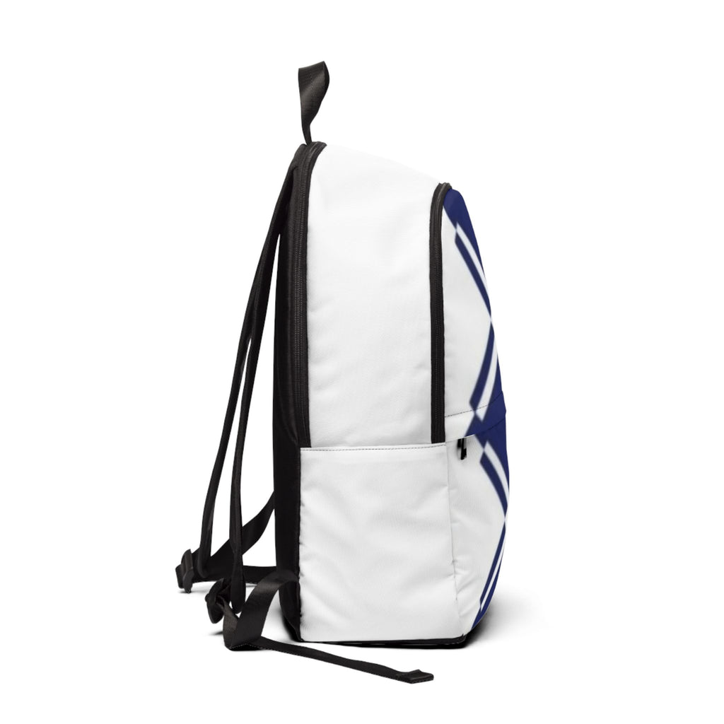 Nautical Blue Cross-Stripe Backpack