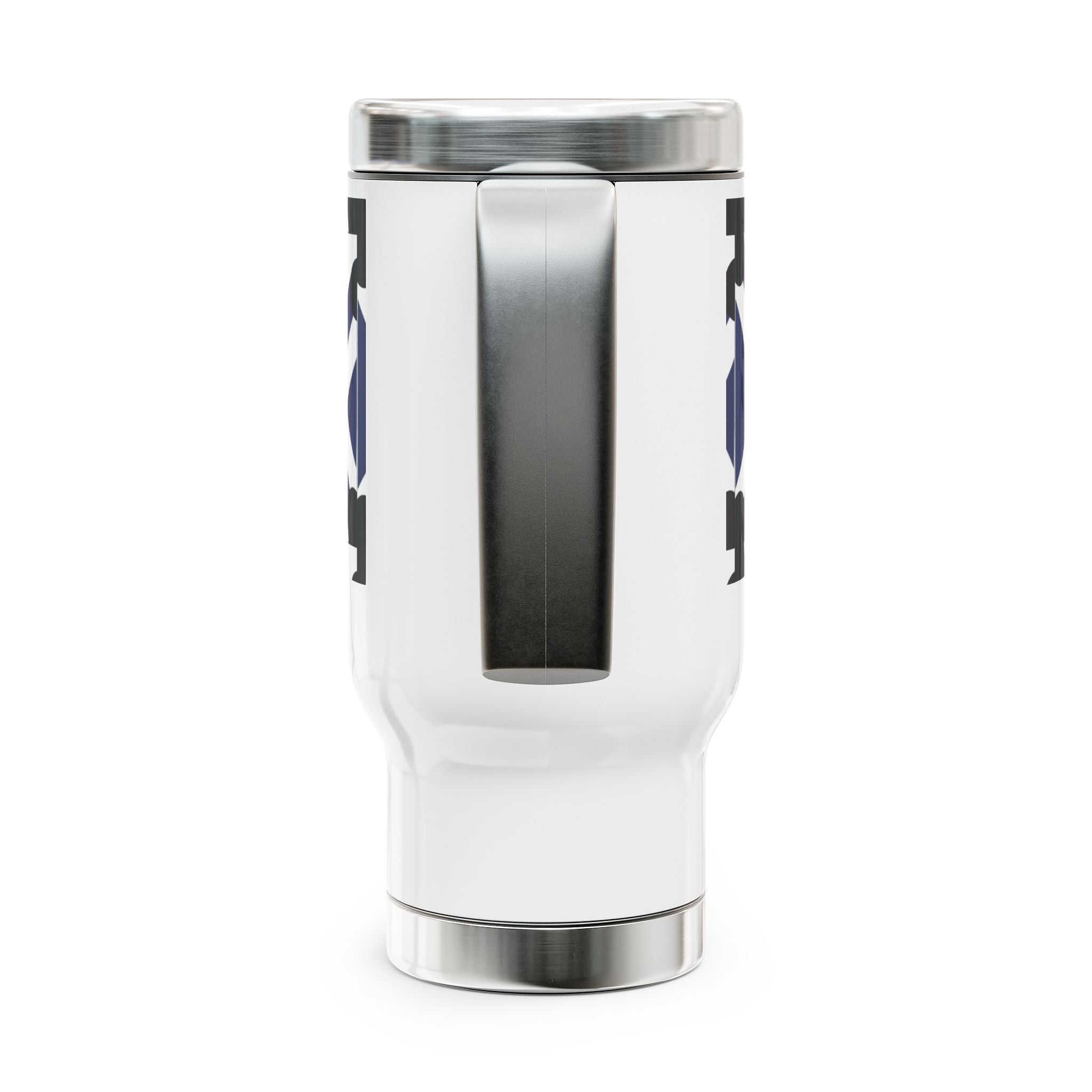 XT8 Stainless Steel Travel Mug – 14oz Insulated Tumbler with Handle