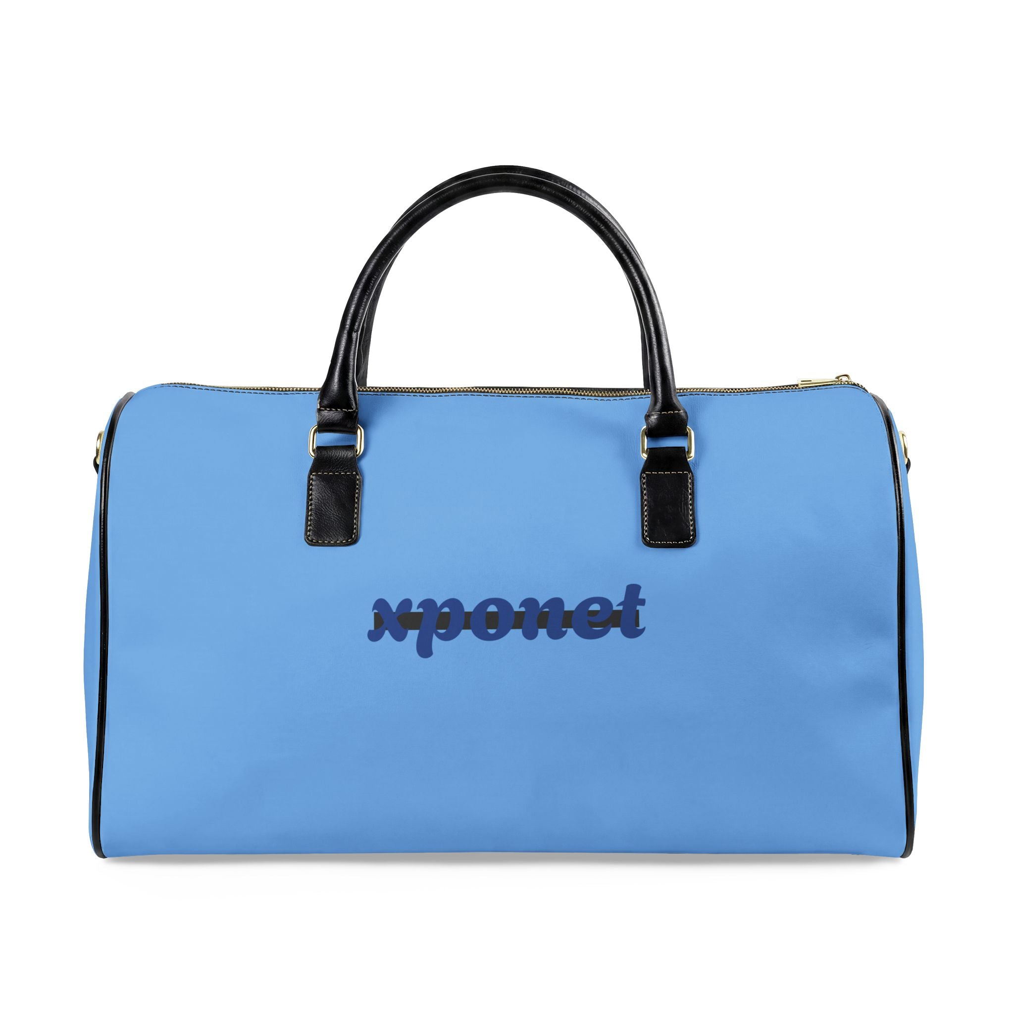Faux Leather Travel Bag