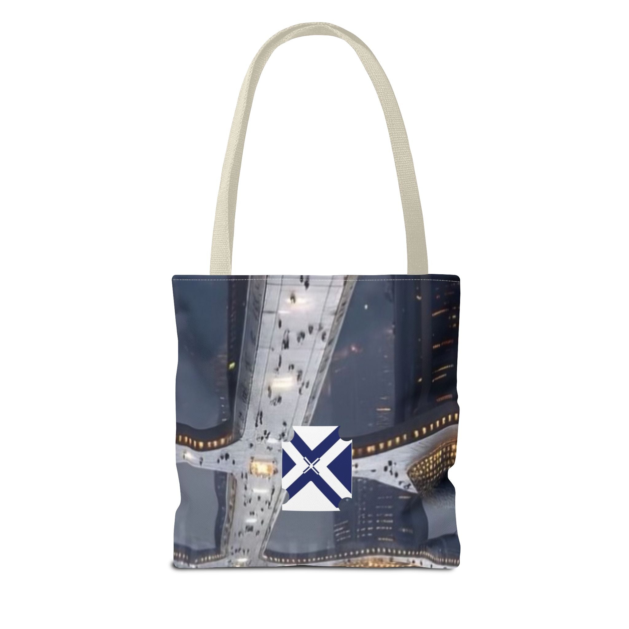 XT City Night Tote Bag — AOP Urban Skyline Design