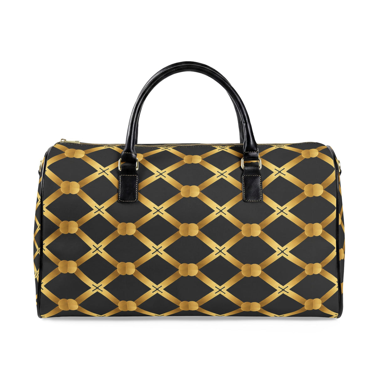 Faux Leather Travel Bag