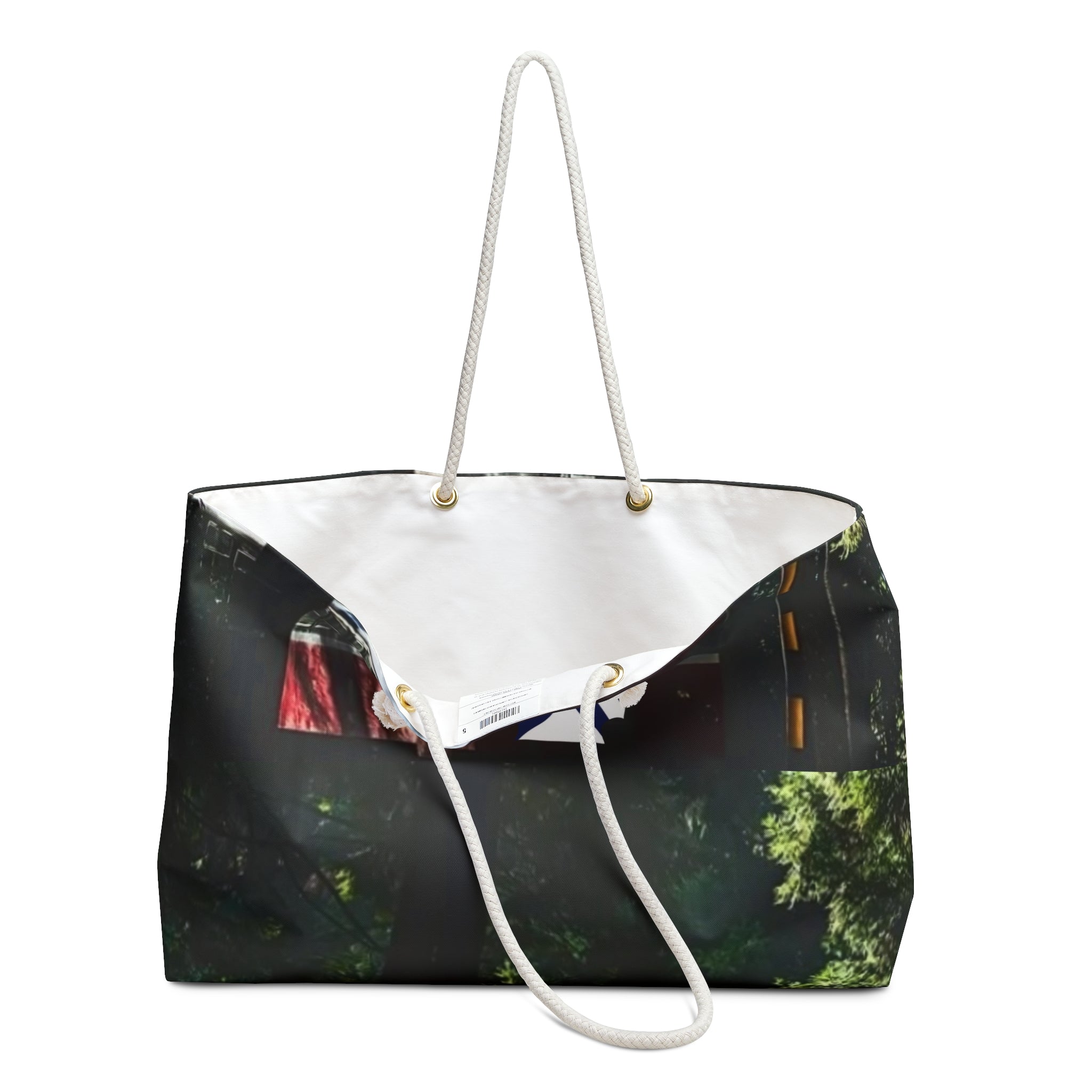 Nautical Saltire Weekender Bag – Coastal Travel Tote with Blue Cross Emblem