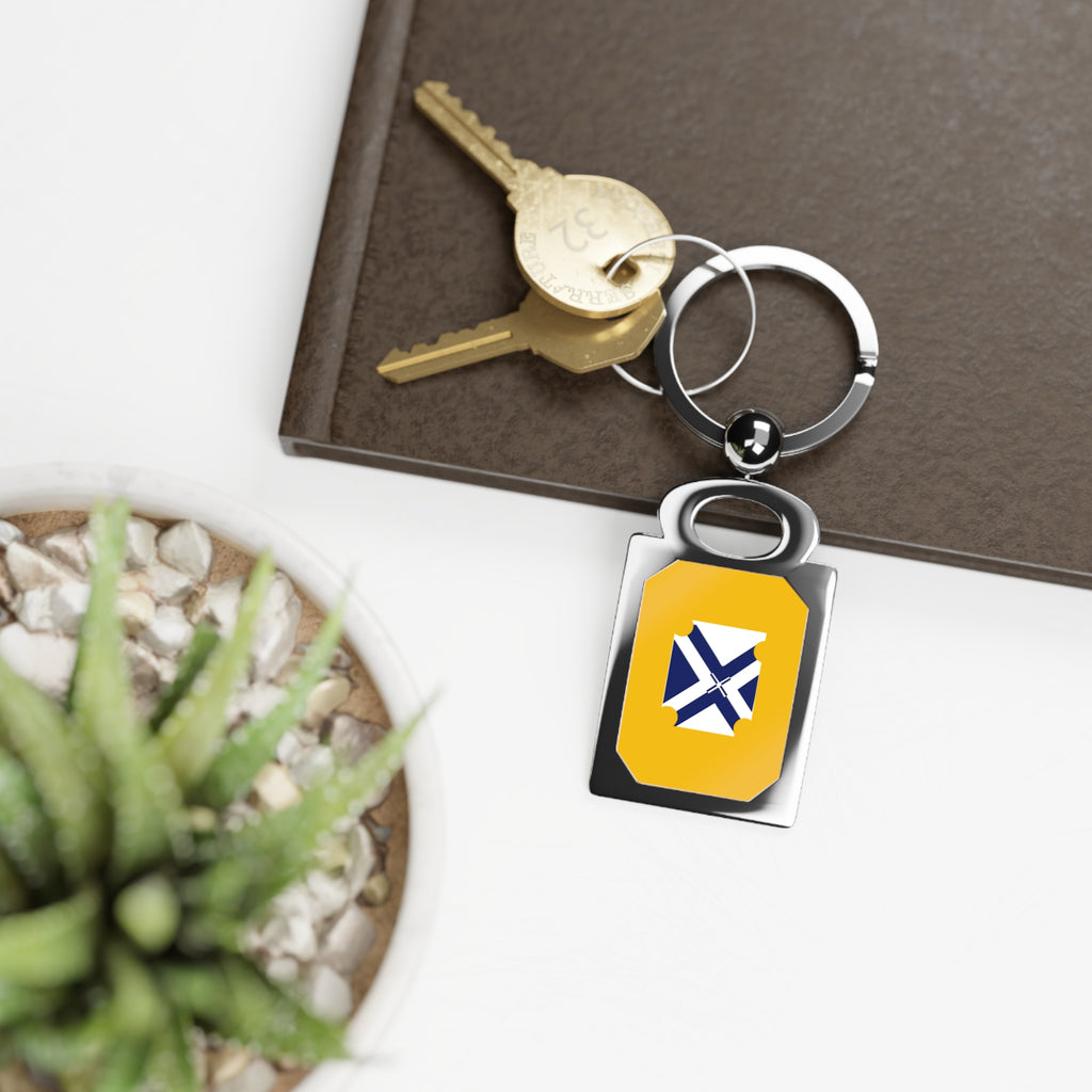 Personalized Rectangle Photo Keyring — Custom Photo & Keepsake Keychain