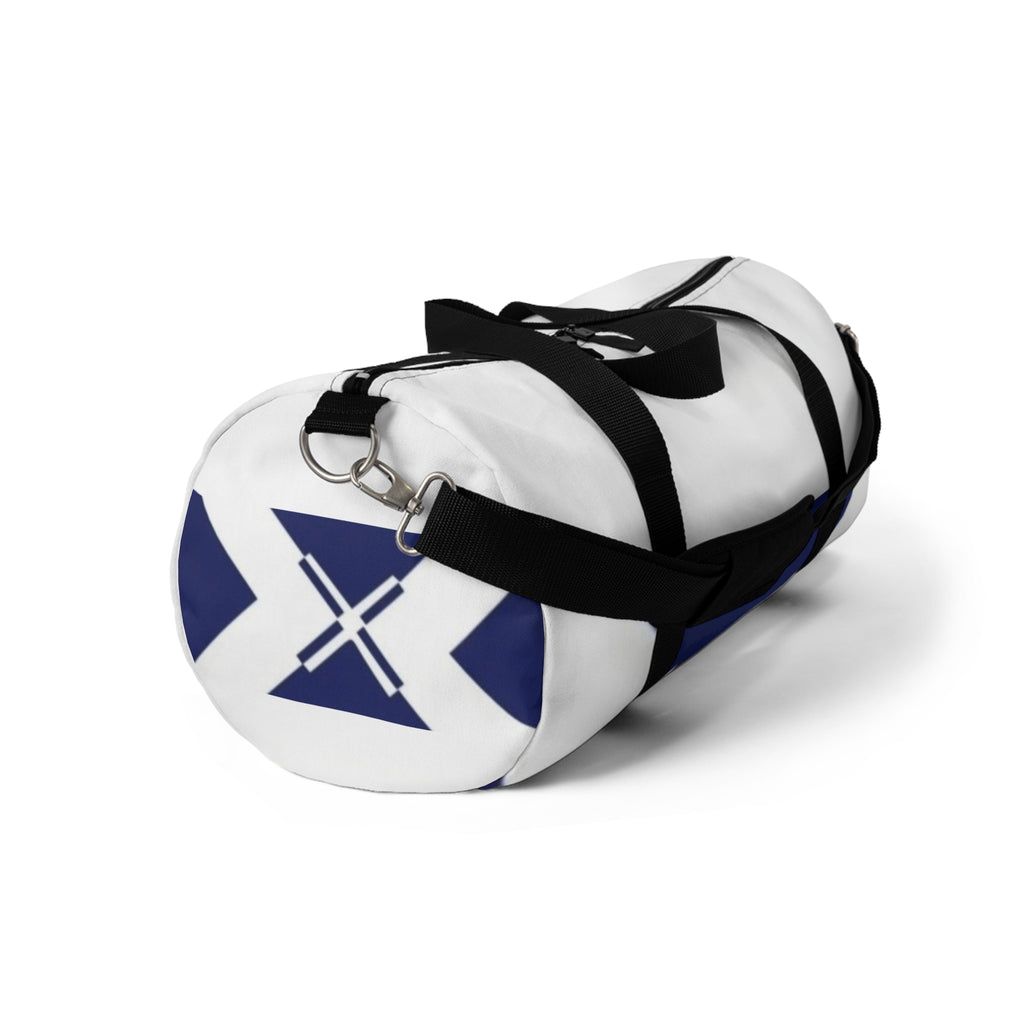 Navy Sailboat Graphic Duffel Bag — Travel Gym Weekend Tote