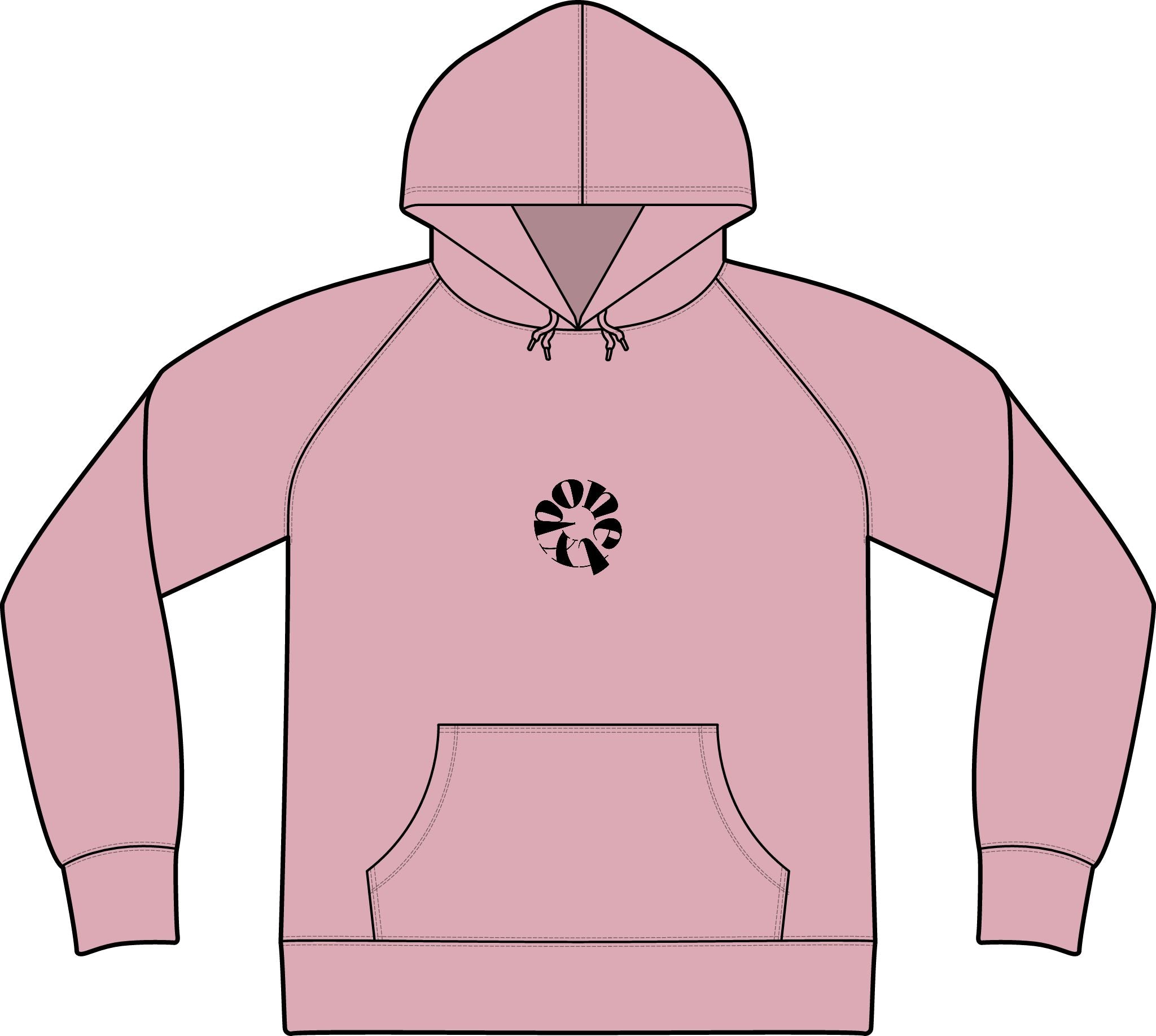 Unisex Icon Lightweight Loopback Terry Hooded Sweatshirt