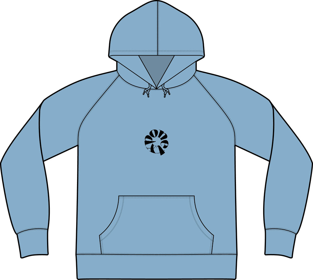 Unisex Icon Lightweight Loopback Terry Hooded Sweatshirt